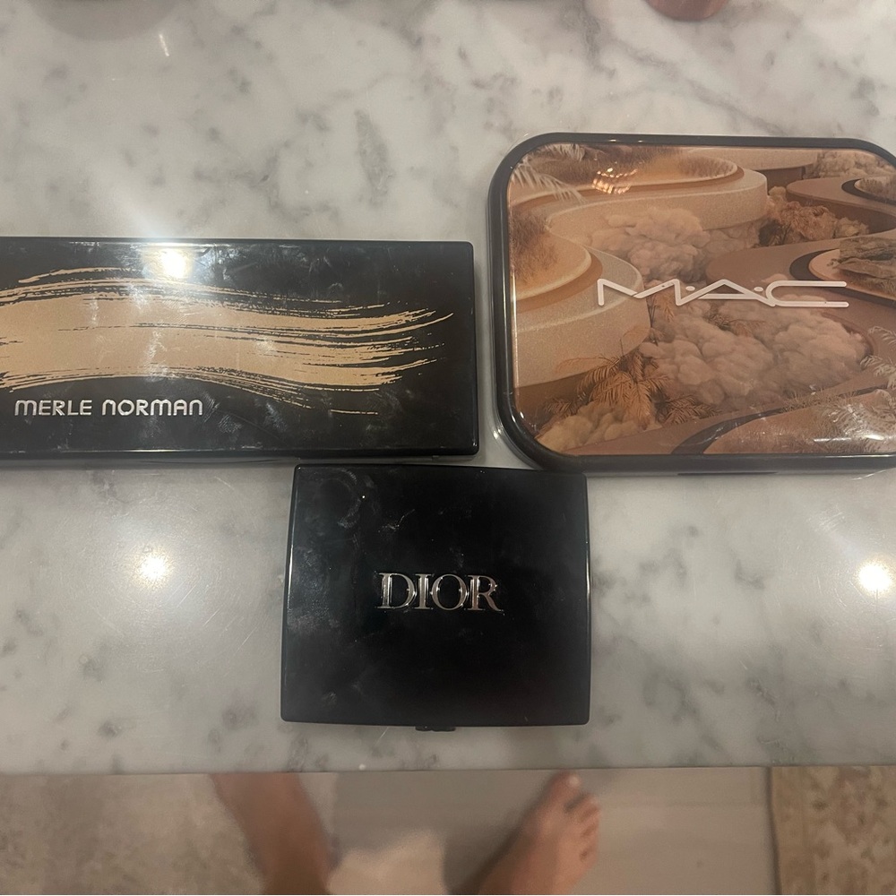Mixed box of gently used make up.